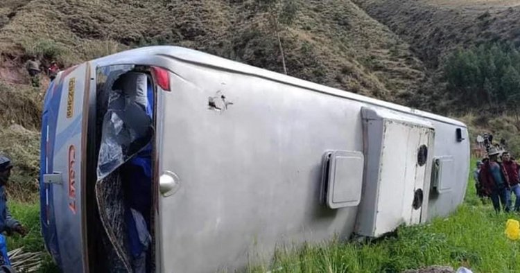 British tourist killed and dozens injured after coach tips over in Peru