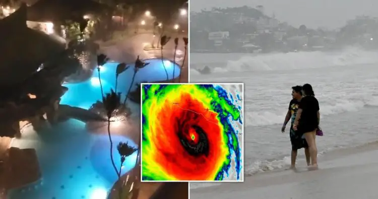 Hurricane Otis rips into Mexican beach resort with 165mph winds