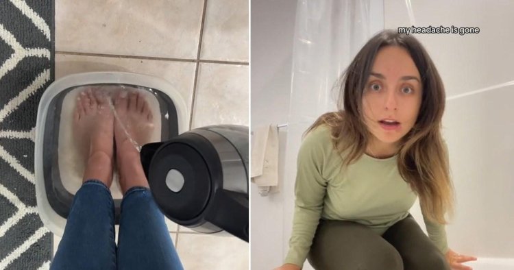 Can putting your feet in hot water cure migraines? A doctor shares their verdict