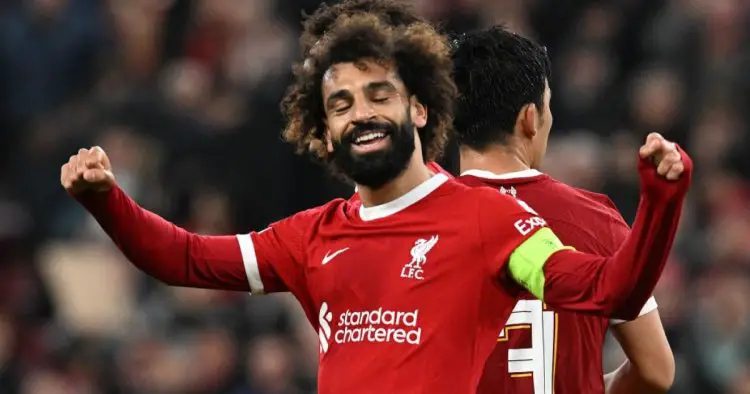 Mohamed Salah breaks Arsenal legend’s record after scoring in Liverpool’s Europa League win