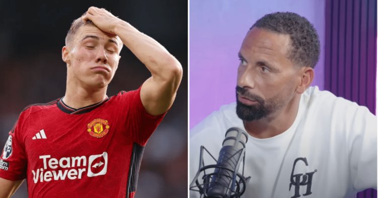 Rio Ferdinand says two Manchester United players are holding Rasmus Hojlund back