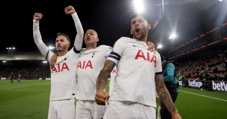 Tottenham go five points clear at top of table after victory over Crystal Palace