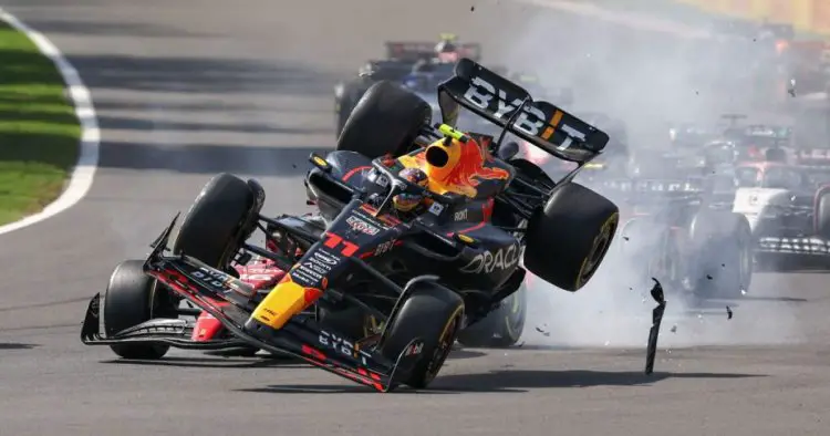Max Verstappen criticises Sergio Perez for crash with Charles Leclerc at Mexican Grand Prix