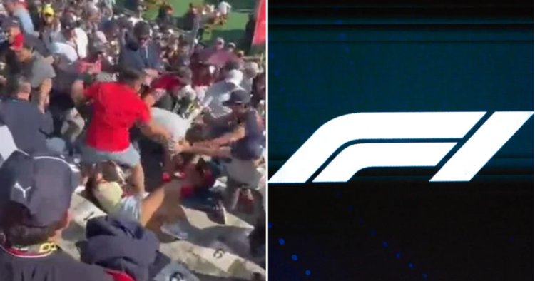 Formula 1 fan banned for life after fight in the grandstands at the Mexican Grand Prix