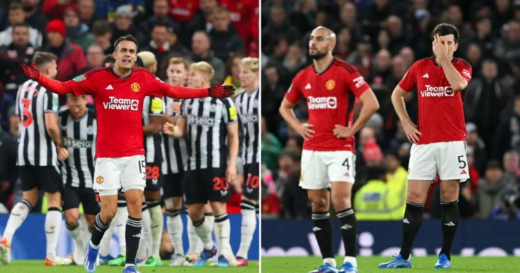 ‘Look at them!’ – Gary Neville slams five ‘whinging’ Manchester United stars after collapse against Newcastle