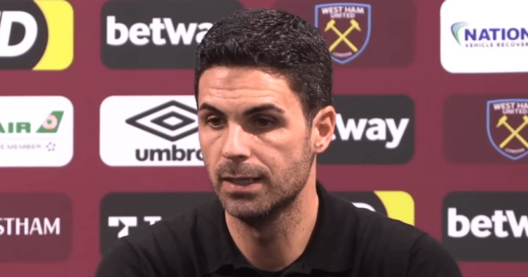 Mikel Arteta explains why he made four risky substitutions in West Ham defeat