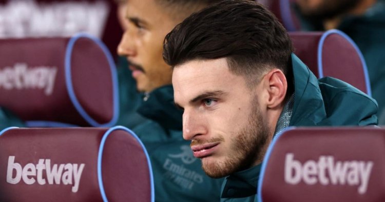 Declan Rice sends message to West Ham fans after nightmare return with Arsenal
