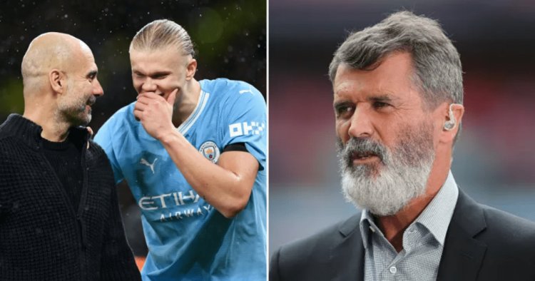 Pep Guardiola hits back at Roy Keane criticism after Man Utd legend claimed his on-field chats with players are ‘all for show’