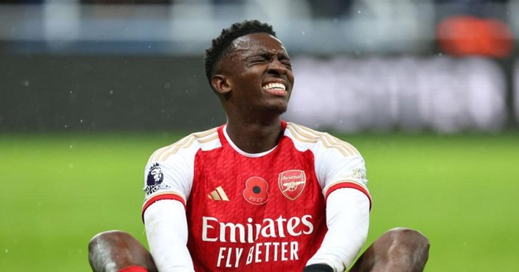 Arsenal suffer Eddie Nketiah injury blow ahead of Champions League clash against Sevilla