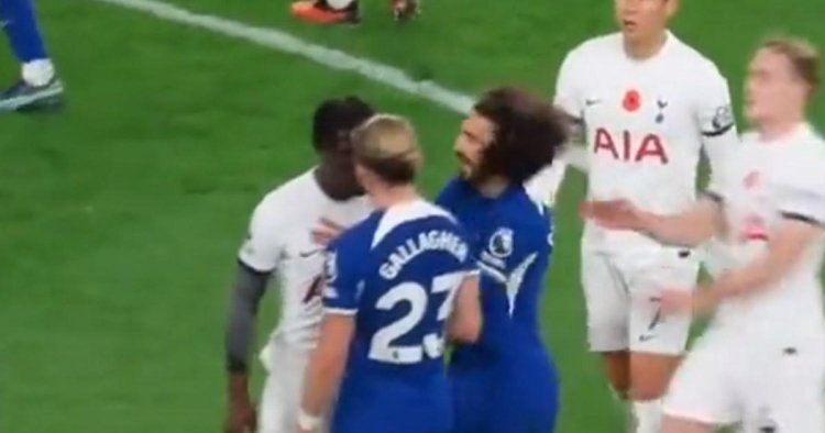 Conor Gallagher in bust-up with Yves Bissouma after Chelsea beat Tottenham