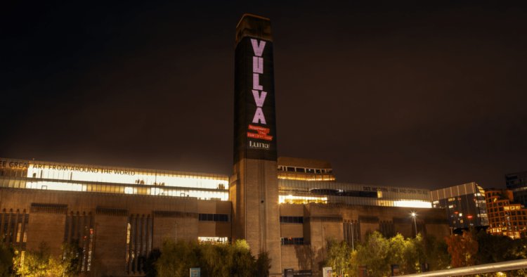 If you wondered why the Tate has been brandished with the word ‘vulva’, we have the answer