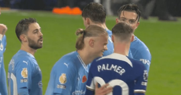 Chelsea star Cole Palmer explains altercation with former teammate Erling Haaland