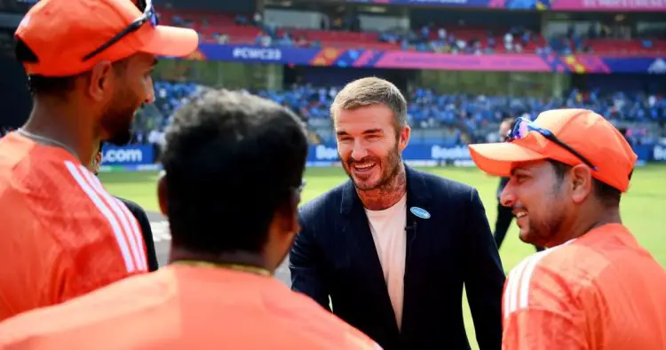 Why David Beckham made shock appearance at India vs New Zealand World Cup semi-final
