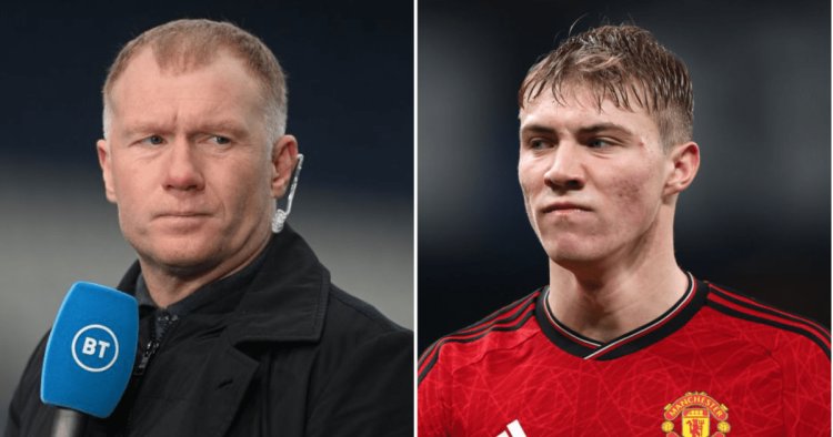 Paul Scholes defends Rasmus Hojlund and says he ‘needs help’ from struggling Manchester United trio