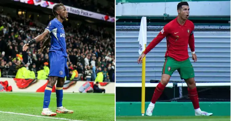 Chelsea star Nicolas Jackson reveals why he copies Cristiano Ronaldo’s ‘siuuu’ celebration