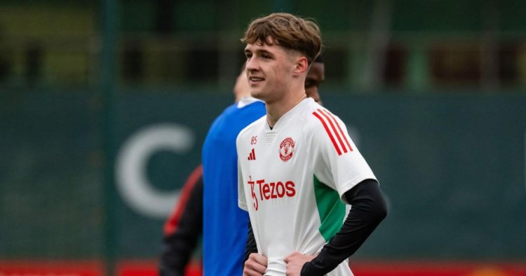 Jack Fletcher, son of Manchester United hero Darren, trains with first team ahead of Galatasaray clash