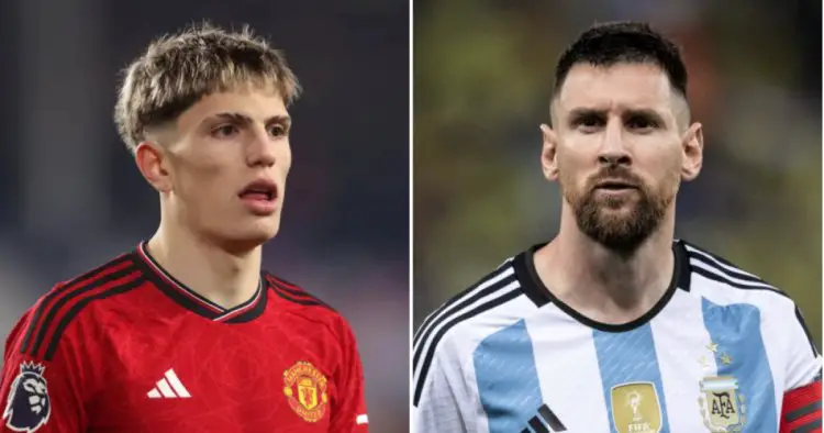 Alejandro Garnacho’s brother hits out at Rio Ferdinand over ‘fake’ Lionel Messi story
