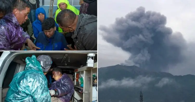 Volcano erupts killing 11 hikers after blocking out the sun and sparking 2-mile exclusion zone