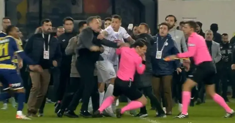 Turkish football postponed after referee is punched in the face by football club’s president