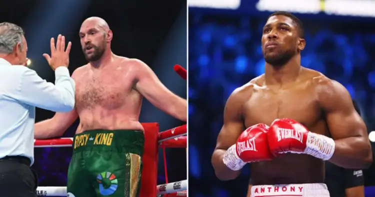 ‘A fat slob who can’t fight’ – Anthony Joshua takes aim at Tyson Fury after his performance against Francis Ngannou