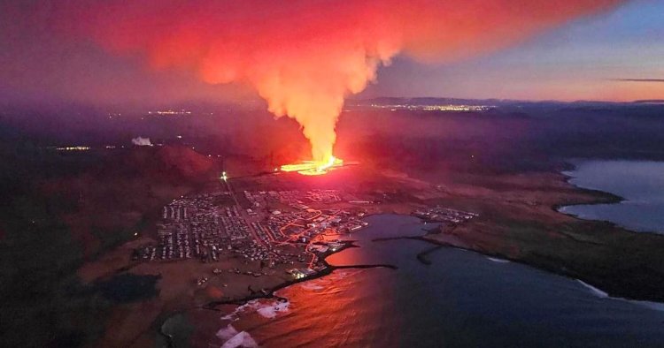 Iceland volcano erupts sending lava bursting into evacuated Grindavik