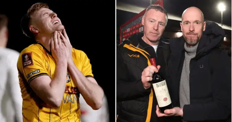 Newport County boss rues missed chance to beat ‘rattled’ Manchester United after impressive FA Cup performance