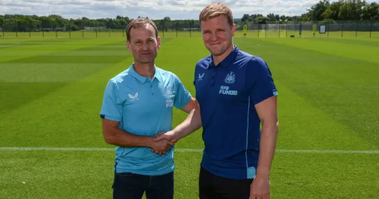 Newcastle boss Eddie Howe reacts to ‘unusual’ Dan Ashworth situation with Manchester United move imminent