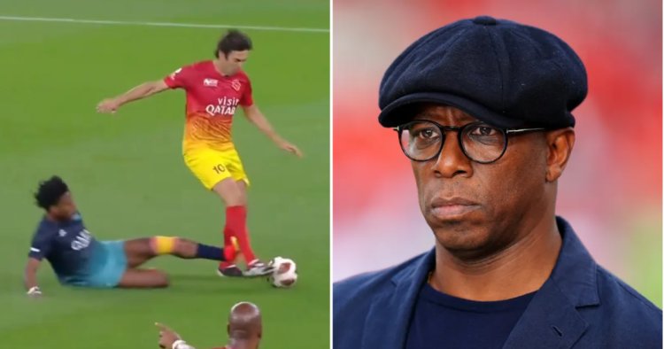 Arsenal legend Ian Wright slams IShowSpeed after horror tackle on Kaka in charity match