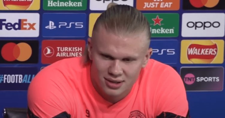 Manchester City star Erling Haaland defends Manchester United’s Rasmus Hojlund and discusses extraordinary derby miss