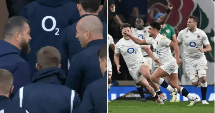 Steve Borthwick and Andy Farrell play down their bust-up during England’s dramatic win over Ireland
