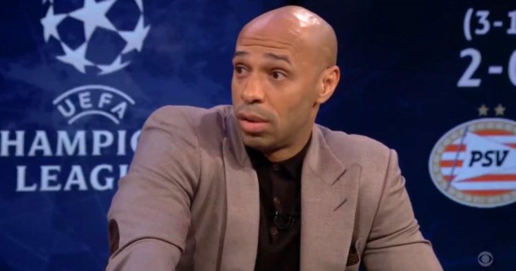 Thierry Henry names two teams Arsenal will want to avoid in Champions League quarter-final draw