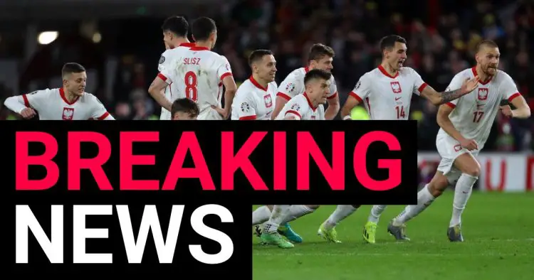 Heartbreak for Wales as Poland win playoff final on penalties to secure place at Euro 2024