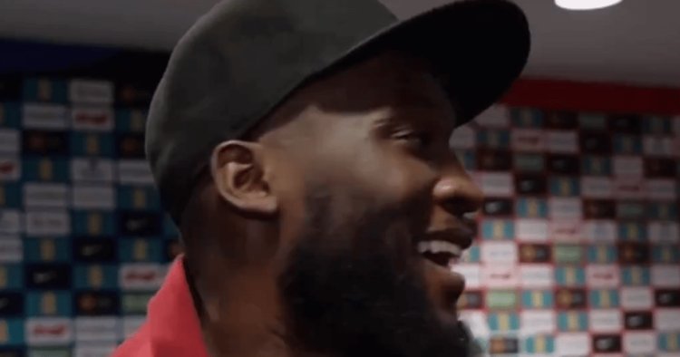 Romelu Lukaku laughs at question about ‘wanting to impress Chelsea’
