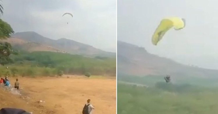 Man, 39, falls to death after parachute becomes entangled mid-flight