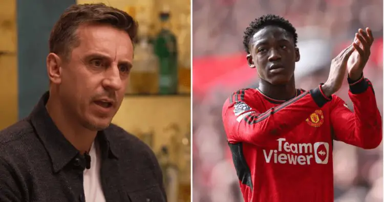 Gary Neville says Man Utd star Kobbie Mainoo can do something he and Liverpool hero Jamie Carragher never could