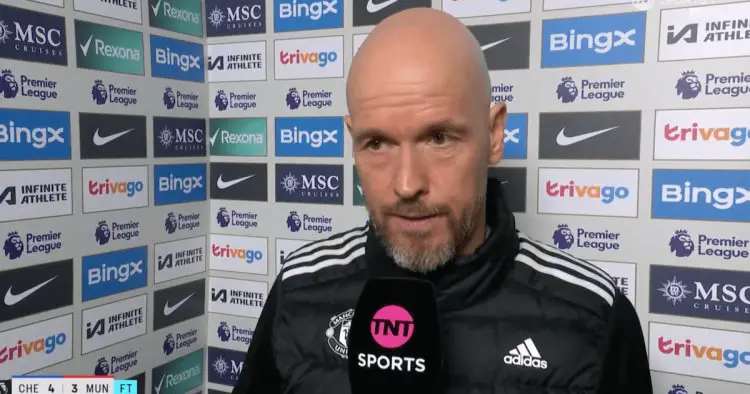 Erik ten Hag snaps back at reporter over ‘ridiculous’ Manchester United stat after Chelsea defeat