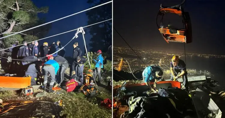 All 174 stranded passengers finally rescued after deadly Turkey cable car crash