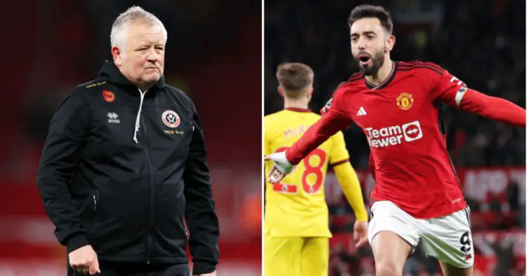 Sheffield United boss slams referee over Manchester United penalty and free-kick